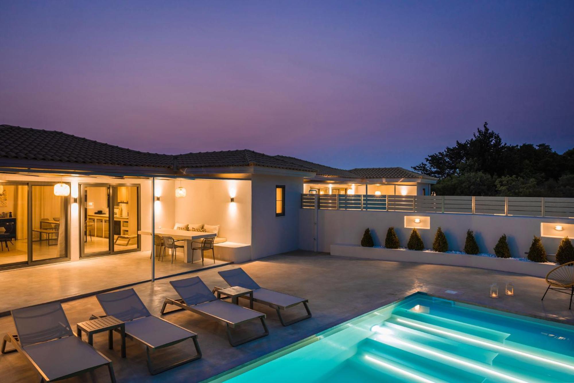 Villa Lavanta - Iris Sunset Villas Lepedha ภายนอก รูปภาพ