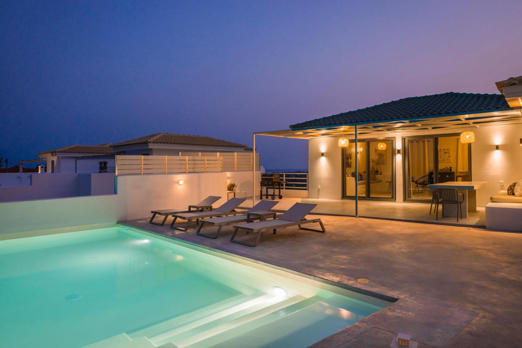 Villa Lavanta - Iris Sunset Villas Lepedha ภายนอก รูปภาพ